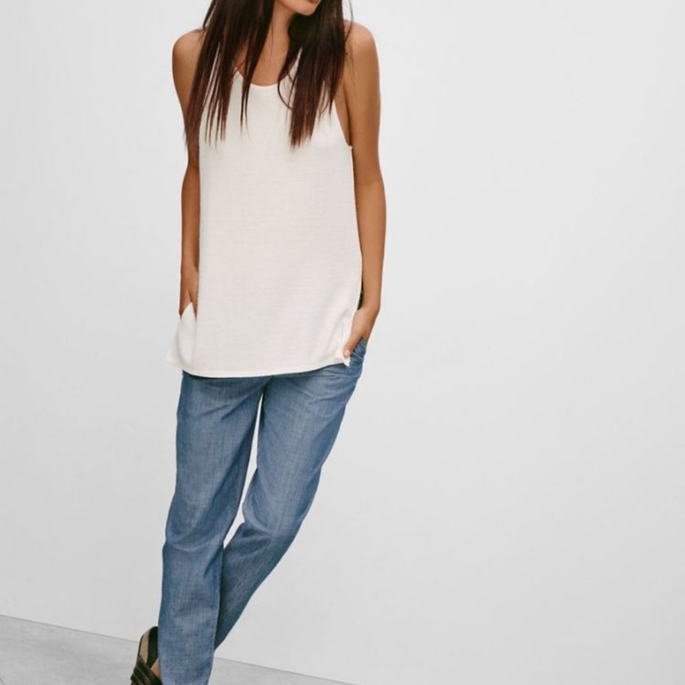 New With Tags Women's Aritzia Wilfred Free Ornella Knit Tank Top Small
